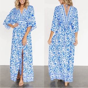 NWT Baltic Born Watson Kimono Maxi Dress